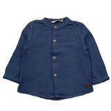 MAYORAL camicia manica lunga tinta unita collo coreano Blu per Neonato 2181 BLU MAYORAL 
