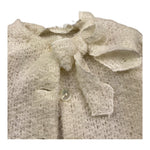 LA STUPENDERIA coprispalle tinta unita con fiocco Panna per Neonata TBGC52 PANNA LA STUPENDERIA 