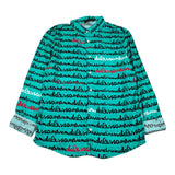 Daniele Alessandrini Camicia Manica Lunga tinta unita con Stampa Verde Acqua per Bambino 1235C00159X VERDE ACQUA DANIELE ALESSANDRINI 