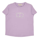 Twinset T-Shirt Girocollo Tinta Unita con Stampa per Neonata 251GJ2485X LILLA TWINSET 