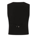 John Richmond Gilet Tinta Unita Doppiopetto per Bambino RBP25220GT NERO JOHN RICHMOND 