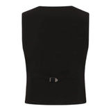 John Richmond Gilet Tinta Unita Doppiopetto per Bambino RBP25220GT NERO JOHN RICHMOND 