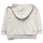 EMC felpa chiusa con cappuccio tinta unita con stampe in contrasto Bianco per Bambino CE2106 BIANCO EMC 