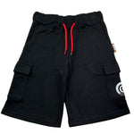 Just Cavalli Bermuda In Felpa Tinta Unita con Logo per Bambino JBP26044BE NERO JUST CAVALLI 