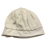 Minu' Cappello Tinta Unita Con Profili In Contrasto Panna Per Neonata