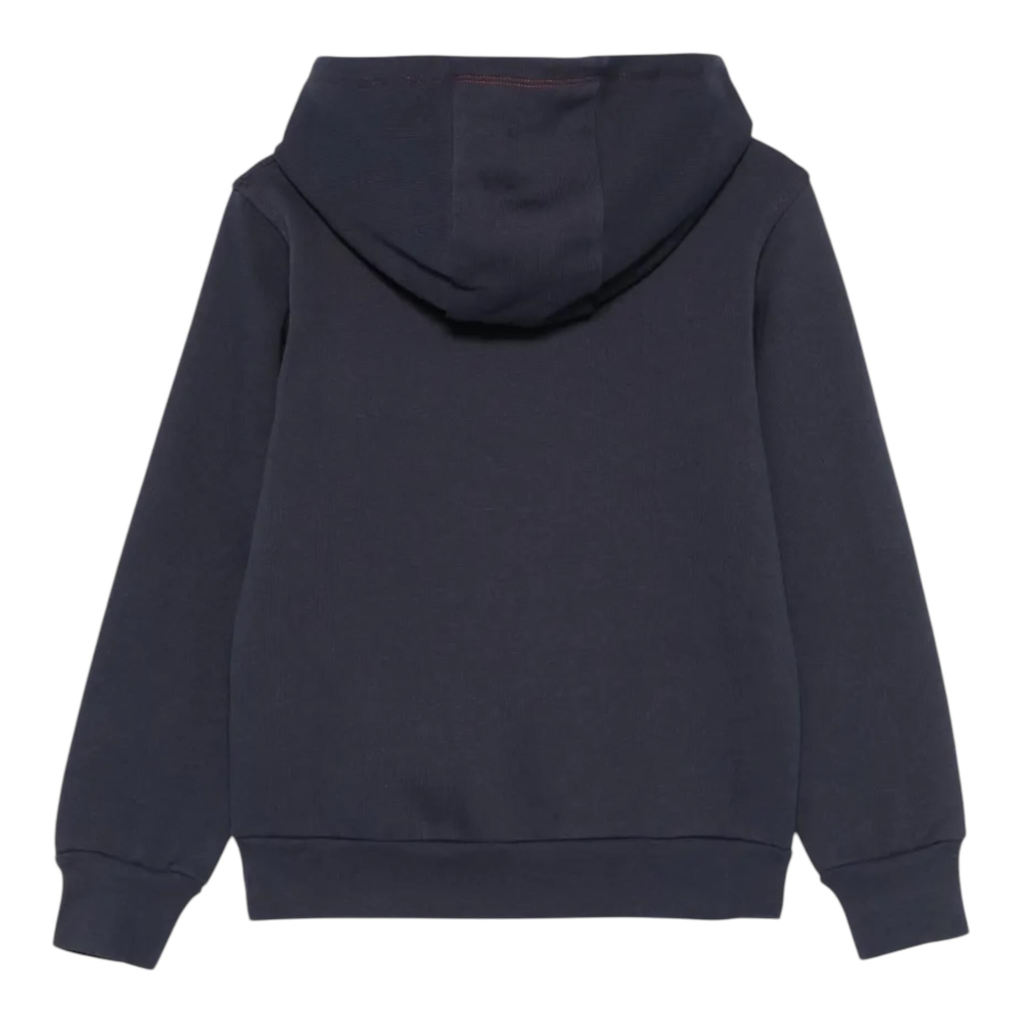 FAY felpa tinta unita con cappuccio e logo Blu per Neonato FV4P00N BLU FAY 