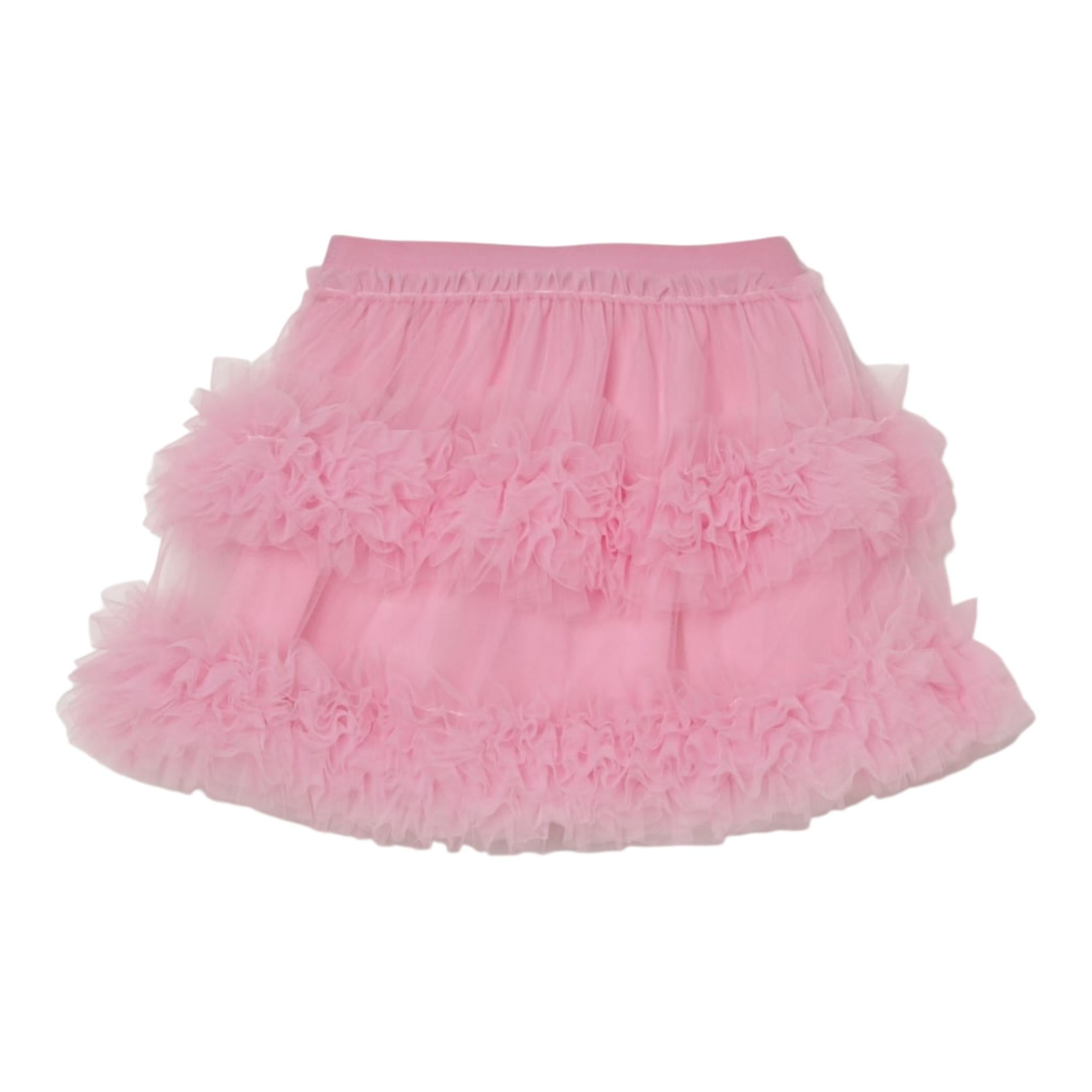 Liu Jo Gonna Tinta Unita In Tulle per Bambina KA5116 ROSA LIU JO 