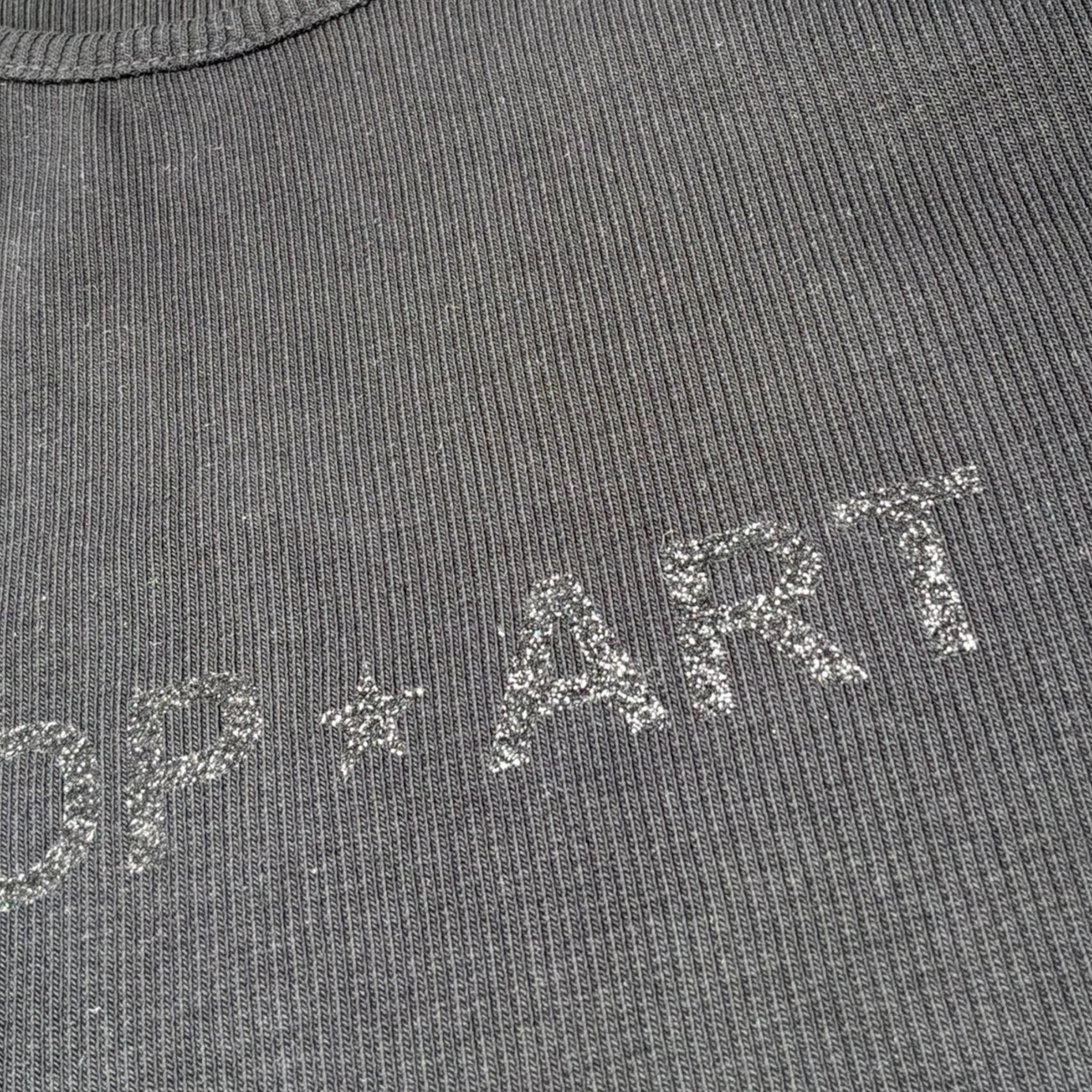 Shopart Abito Giromanica Tinta Unita con Stampa per Bambina SAJDR000409 NERO SHOPART 