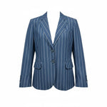 Manuel & Frank Giacca Tinta Unita con Fantasia A Righe per Bambino MF6263R BLU MANUEL & FRANK 