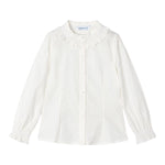 MAYORAL camicia manica lunga tinta unita Bianco per Bambina 4195 BIANCO MAYORAL 