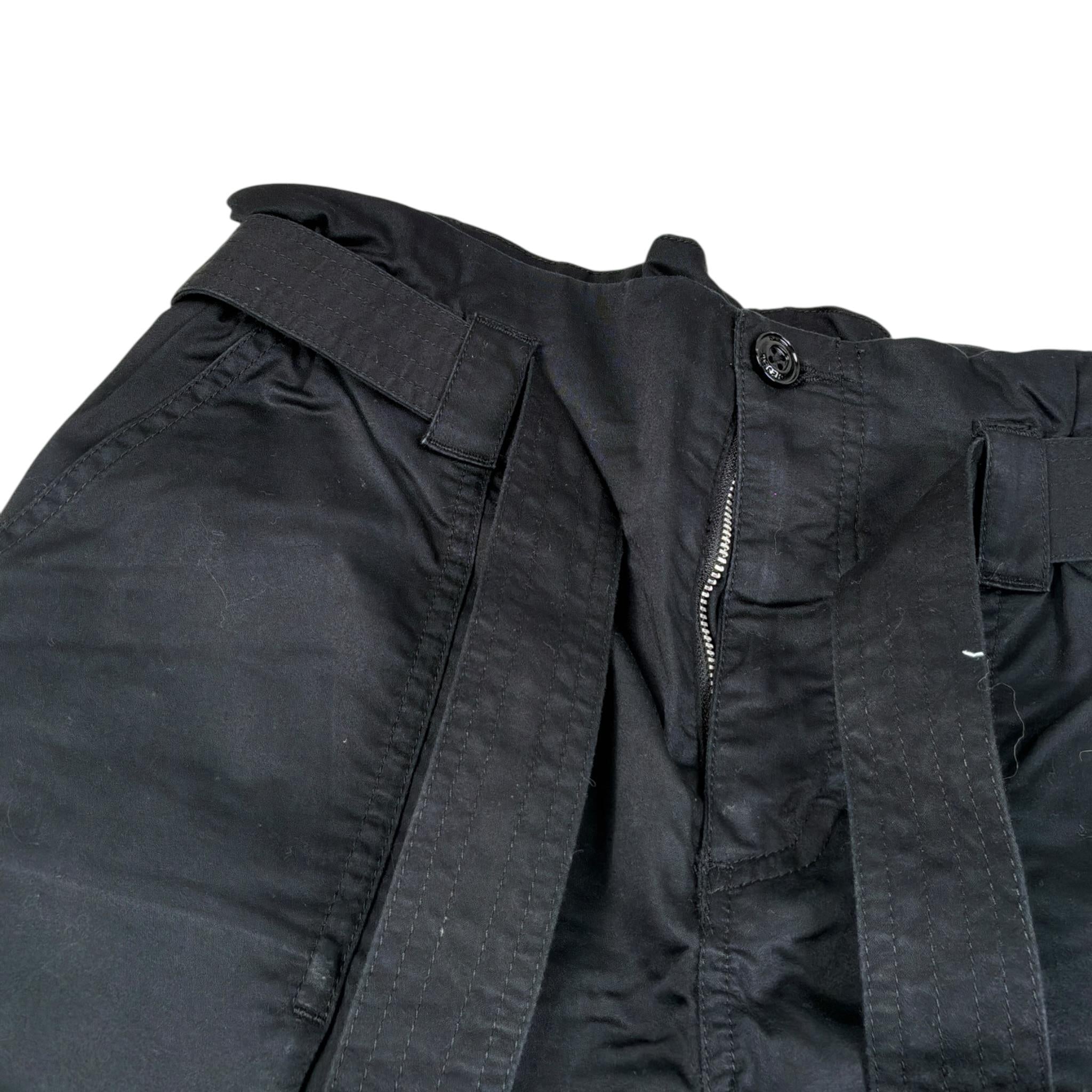 Diesel Pantalone tinta unita con Cinturino Nero per Bambina 0461 NERO DIESEL 