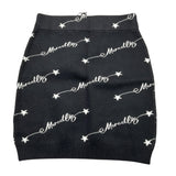 MARC ELLIS gonna tinta unita logata Nero per Bambina JMJSK00173 NERO MARC ELLIS 