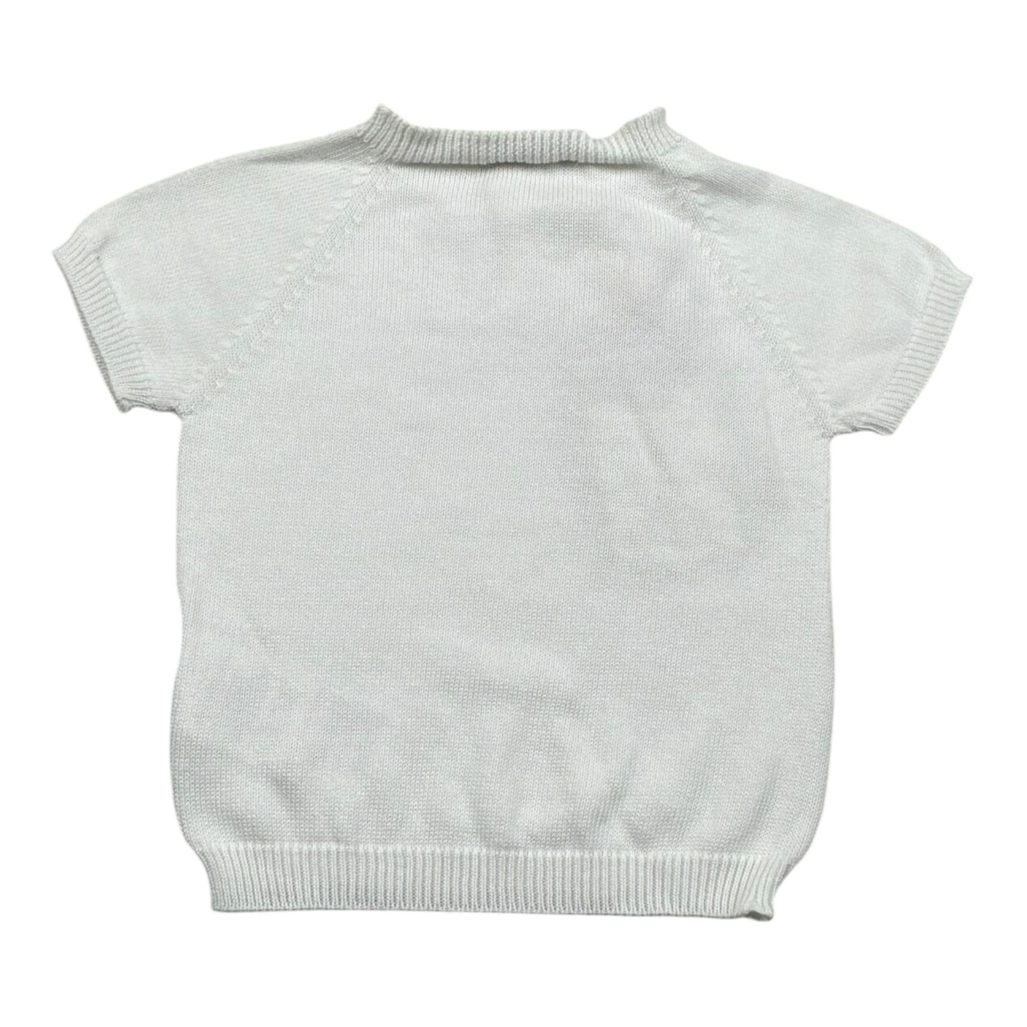 Wedoble T-Shirt Girocollo Tinta Unita per Neonato V2404301D BIANCO WEDOBLE 