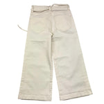 U+è BY MISS GRANT pantalone modello palazzo tinta unita con applicazioni Panna per Bambina UE1497 PANNA U+è BY MISS GRANT 