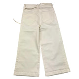 U+è BY MISS GRANT pantalone modello palazzo tinta unita con applicazioni Panna per Bambina UE1497 PANNA U+è BY MISS GRANT 