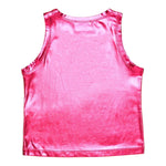 Diesel Canotta Tinta Unita con Logo per Bambina J02178XX MAGENTA DIESEL 