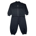 JOHN RICHMOND completo 2 pezzi felpa-pantalone tinta unita Nero per Bambina RGA25005CF NERO JOHN RICHMOND 