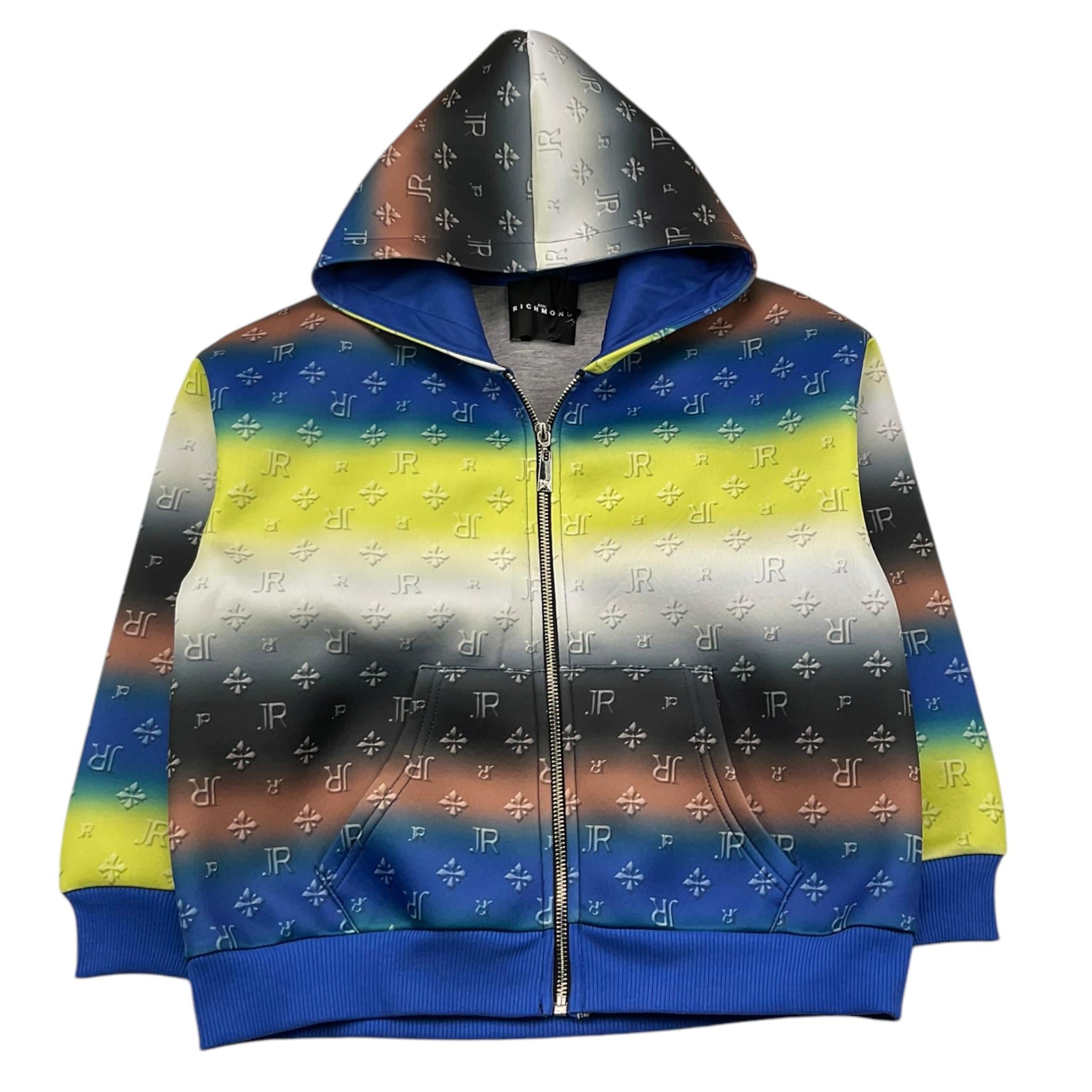 JOHN RICHMOND felpa cn zip e cappuccio con stampe logo Multicolor per Bambino RBA25218FE MULTICOLOR JOHN RICHMOND 