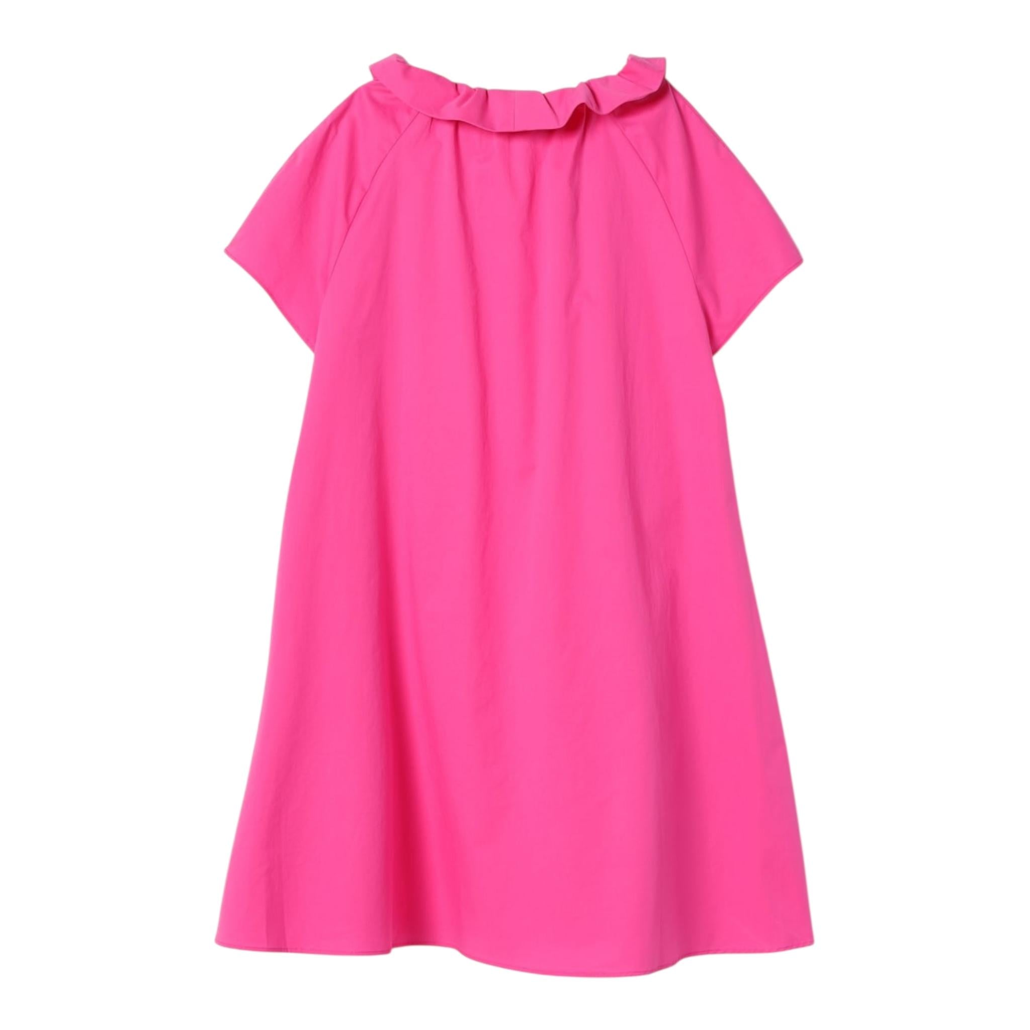 Il Gufo Abito Tinta Unita Mezza Manica per Bambina P25VM781C0046 FUXIA IL GUFO 