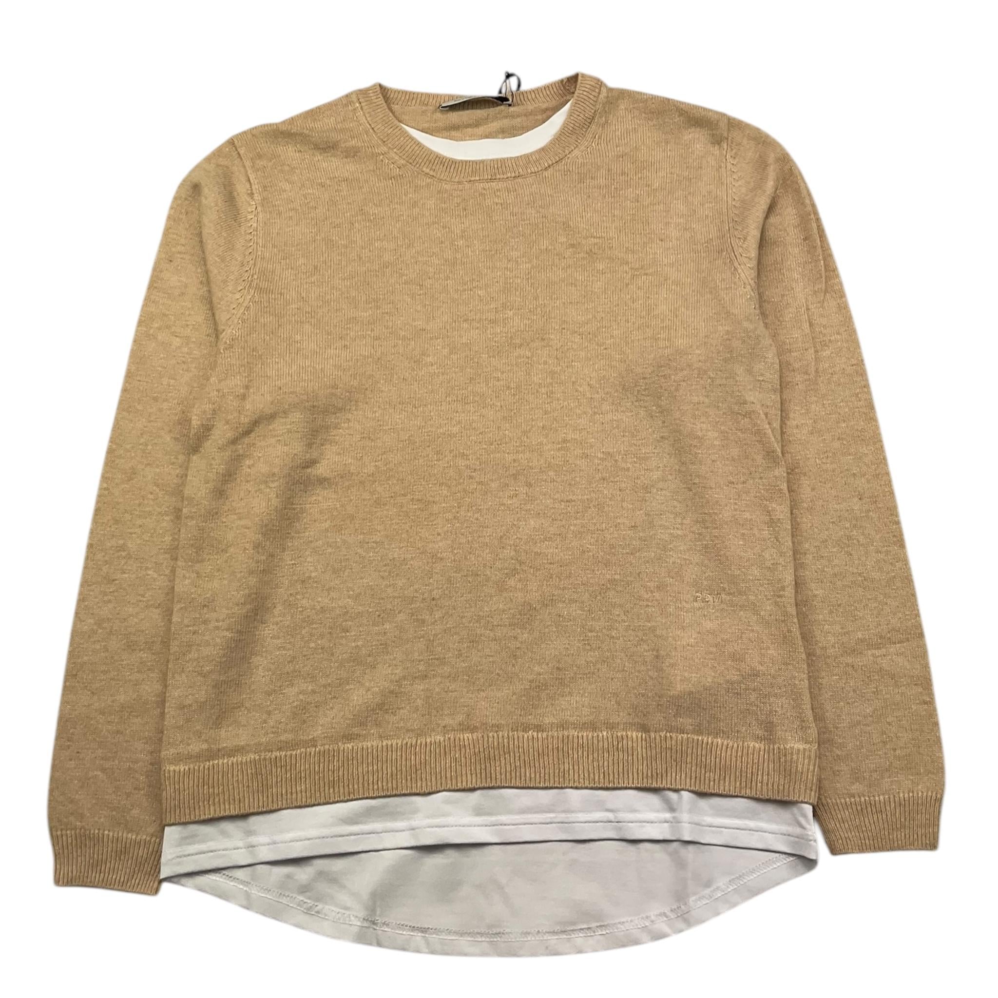 PAOLO PECORA maglia girocollo tinta unita con finta shirt Beige per Bambino PP4095 BEIGE PAOLO PECORA 