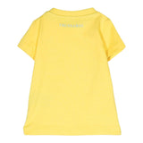 Trussardi T-Shirt Girocollo Tinta Unita con Logo per Neonato TIP23036TS GIALLO TRUSSARDI 
