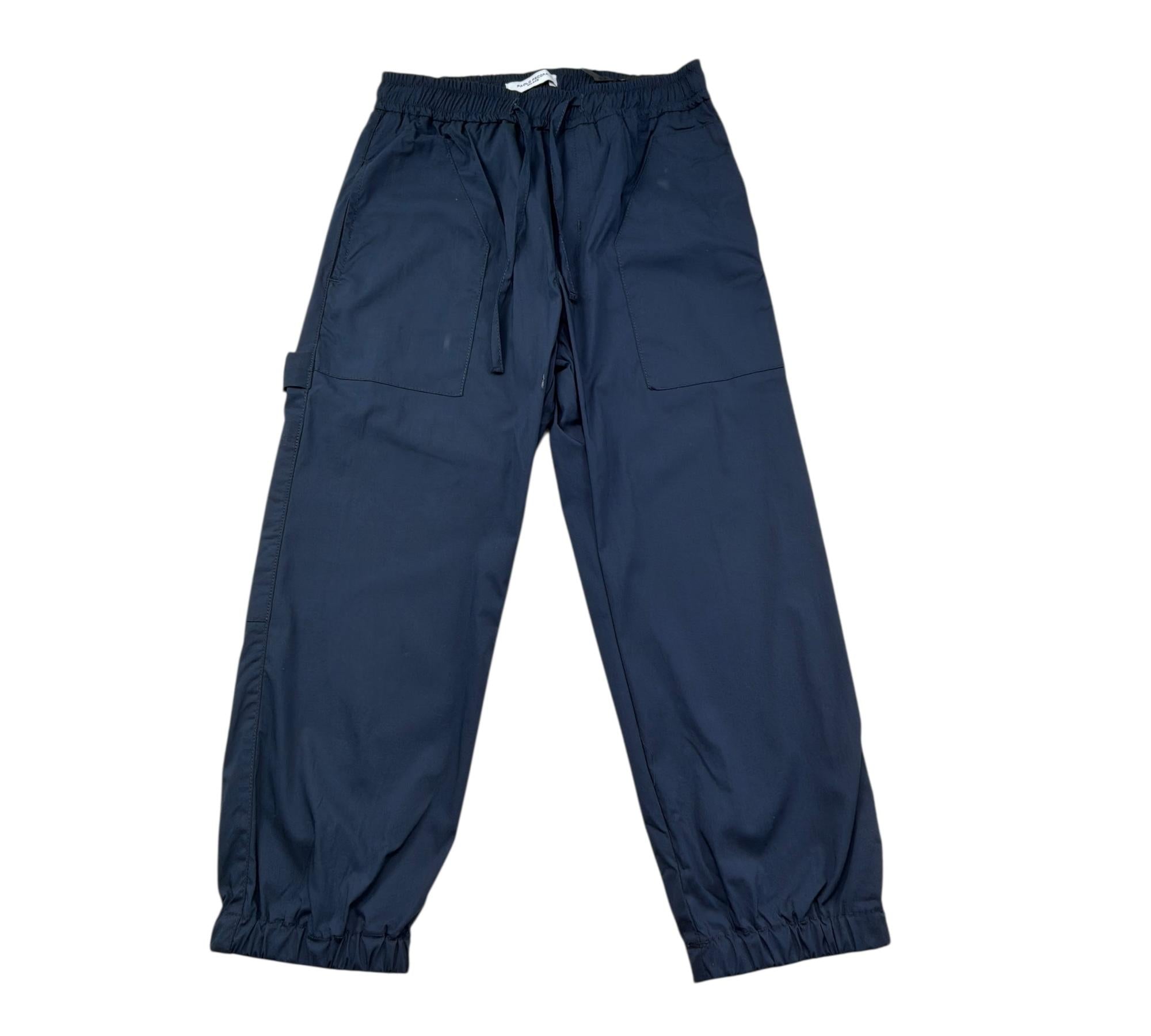 Paolo Pecora Pantalone Tinta Unita con Elastico In Vita per Bambino PP4318 BLU PAOLO PECORA 