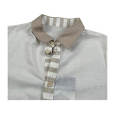 New Gereration Camicia Mezza Manica tinta unita Panna per Bambino 22161 PANNA NEW GERERATION 