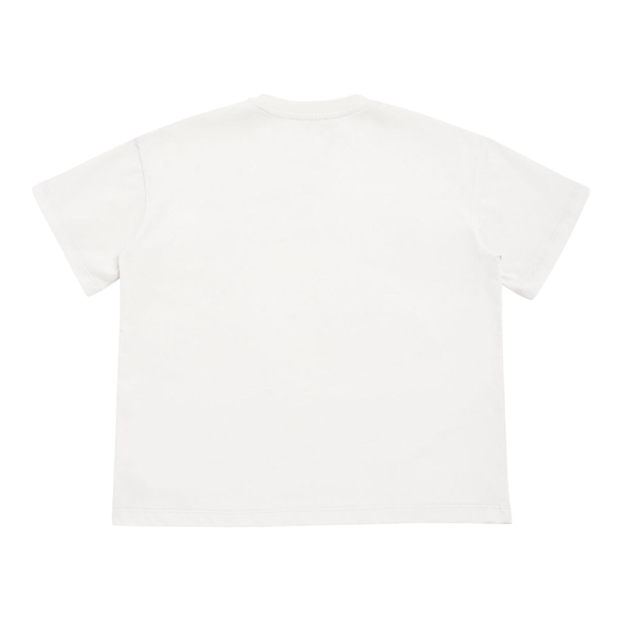 Missoni T-Shirt Girocollo Tinta Unita con Stampa per Bambino GW8P91 BIANCO MISSONI 