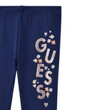 Guess Leggins Tinta Unita con Logo per Neonata K5RB02J1314X BLU GUESS 