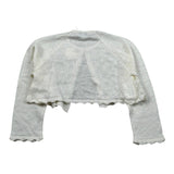 Le Coconne Coprispalle Tinta Unita con Ricami per Neonata LCN0985 PANNA LE COCONNE 