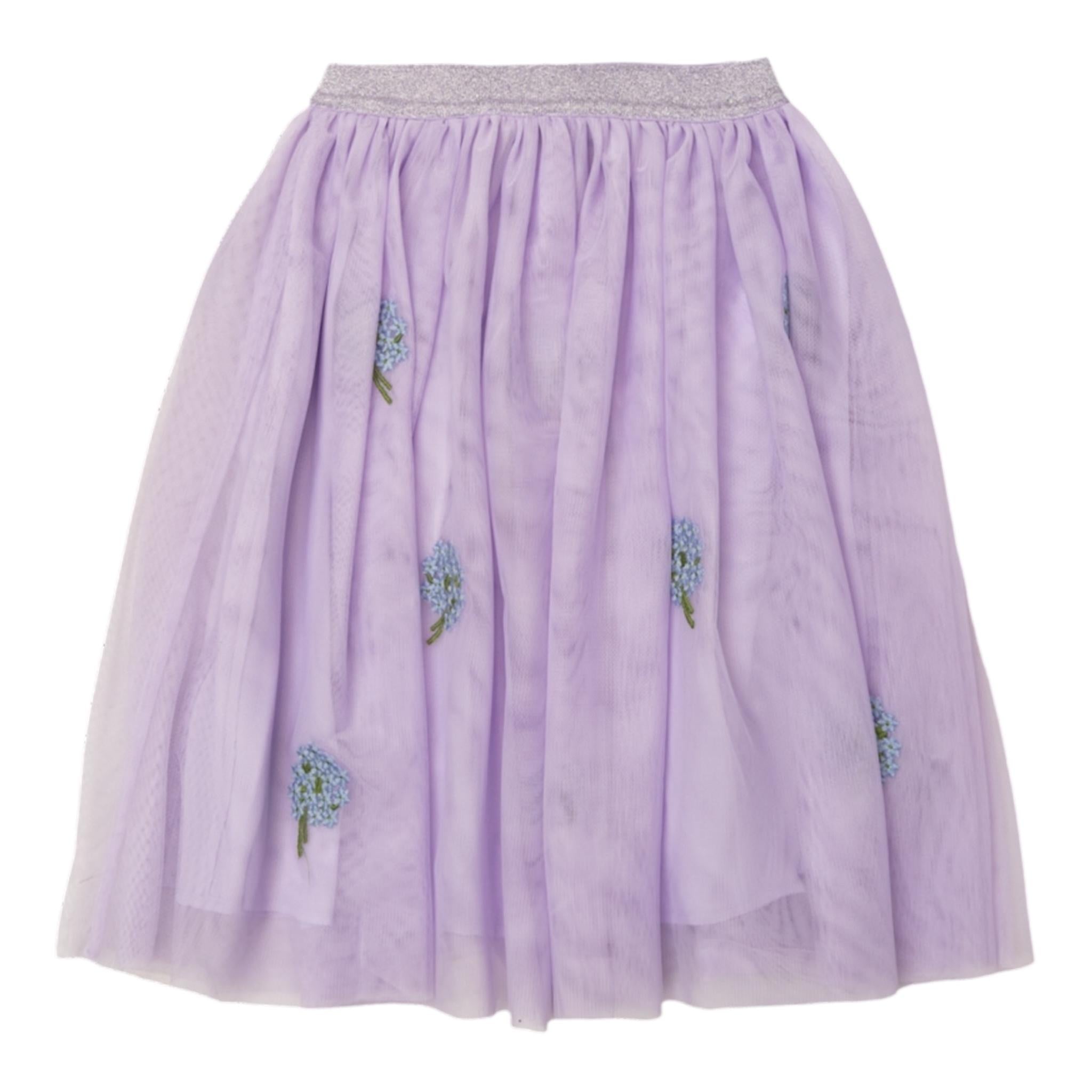 Stella Mccartney Gonna Tinta Unita In Tulle per Bambina TW7B34 LILLA STELLA McCARTNEY 