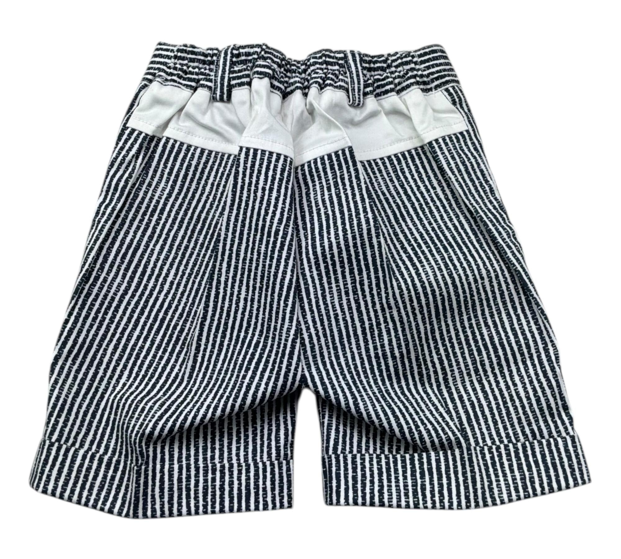 Manuel & Frank Bermuda Fantasia A Righe  per Neonato MNF BLU MANUEL & FRANK 