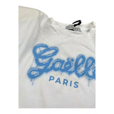 Gaelle T-Shirt Girocollo Tinta Unita con Logo per Bambina 2746MY00004 BIANCO GAELLE 