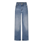 Marc Ellis Jeans Tinta Unita Modello A Palazzo per Bambina JMJPT01183 BLU MARC ELLIS 