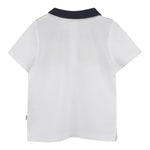 Boss Polo Mezza Manica Tinta Unita per Neonato J52098 BIANCO BOSS 