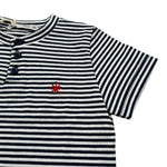 Manuel Ritz T-Shirt Fantasia A Righe Bianco/Blu per Neonato MR3087N BIANCO/BLU MANUEL RITZ 