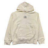 C.P. Company Felpa Chiusa con Cappuccio Tinta Unita per Bambino CUF00Z BIANCO C.P. COMPANY 
