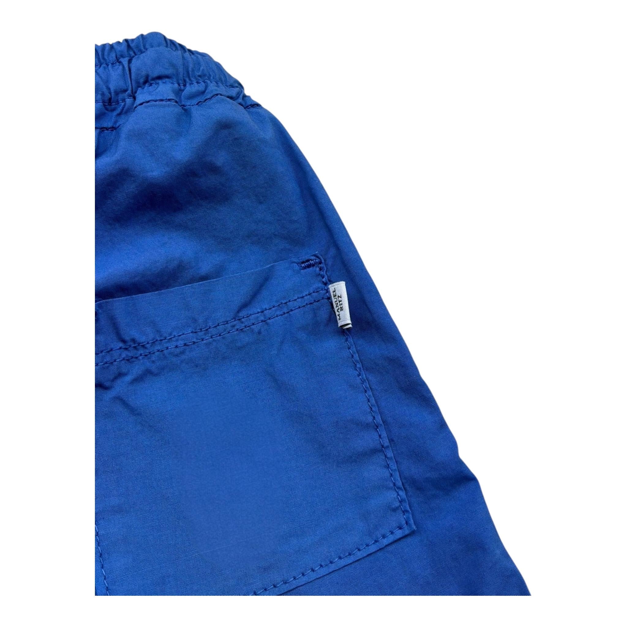 Manuel Ritz Bermuda Tinta Unita con Elastico In Vita per Neonato MR3019 BLU MANUEL RITZ 