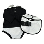 John Richmond Body Manica Lunga Tinta Unita con Cappello per Neonato RLP26002TUU NERO JOHN RICHMOND 