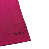 Vicolo T-Shirt tinta unita Brillantinata Fuxia per Bambina 3146M00124 FUXIA VICOLO 