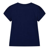 Guess T-Shirt Girocollo Tinta Unita con Stampa per Neonata K5GI03K6YW4 BLU GUESS 