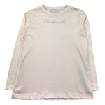 Trussardi Shirt Girocollo Tinta Unita con Logo per Bambina TGP26013TS ROSA TRUSSARDI 