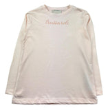 Trussardi Shirt Girocollo Tinta Unita con Logo per Bambina TGP26013TS ROSA TRUSSARDI 