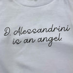 DANIELE ALESSANDRINI shirt girocollo tinta unita con stampa Bianco per Bambino 1291M00072XJ BIANCO DANIELE ALESSANDRINI 