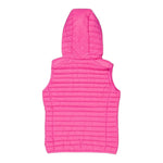 Save The Duck Giubbino Tinta Unita Modello Smanicato con Zip per Bambina J80649XF ROSA FLUO SAVE THE DUCK 