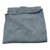 Wedoble Coperta Tinta Unita con Trafori per Neonato V2503306A PETROLIO WEDOBLE 