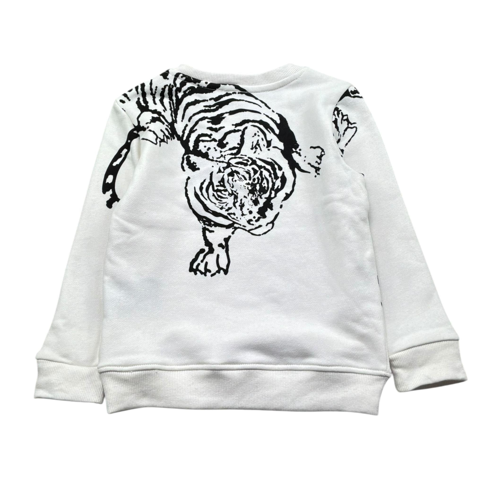 Just Cavalli Felpa Tinta Unita Girocollo con Stampa per Neonato JIP26128FE BIANCO JUST CAVALLI 