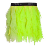 Aniye By Girl Gonna In Tulle Tinta Unita Con Elastico In Vita Giallo Fluo Per Bambina