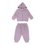 TRUSSARDI completo 2pz felpa-pantalone Lilla per Neonata TIA24089CFN LILLA TRUSSARDI 