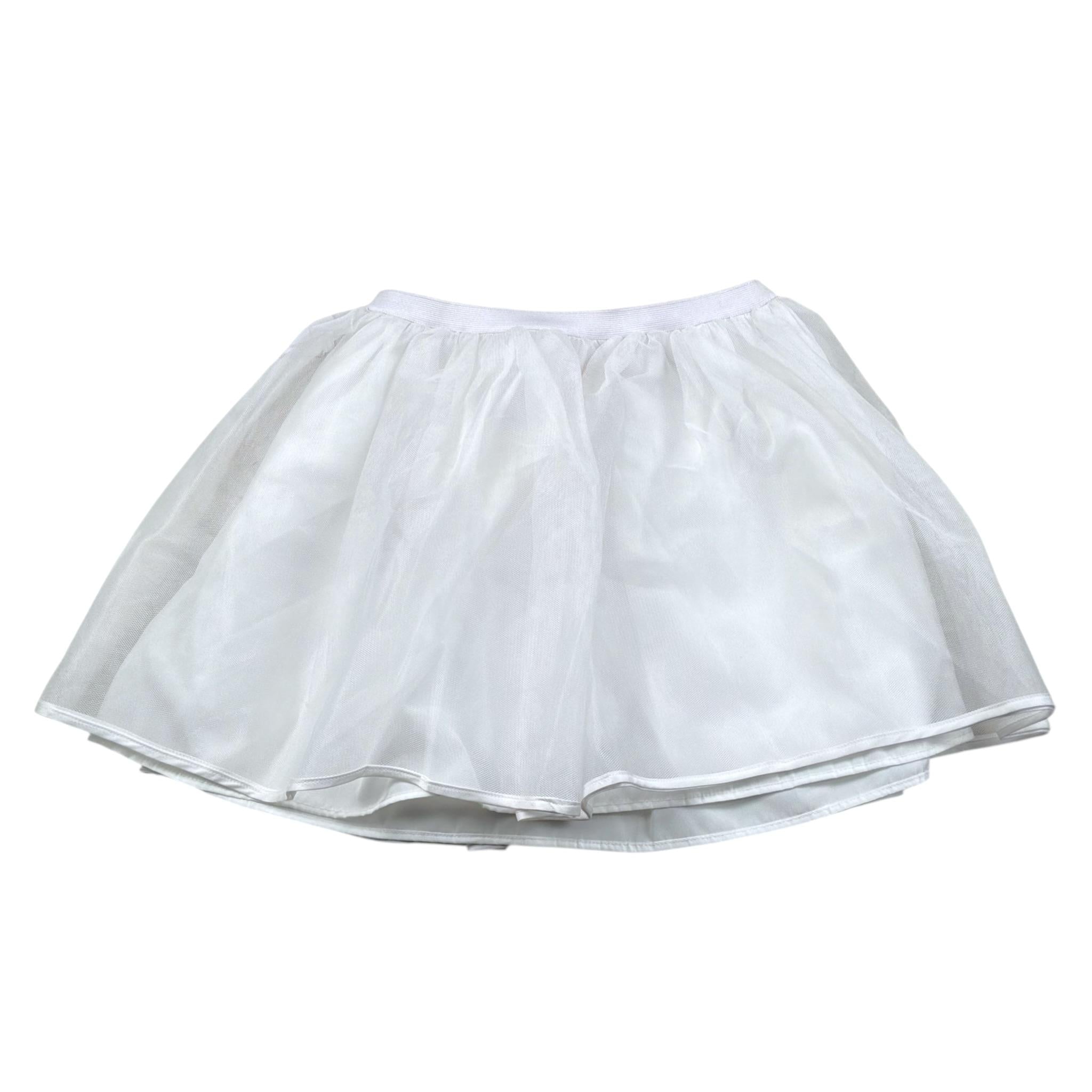 Liu Jo Gonna Tinta Unita con Tulle per Bambina G17189J6649 BIANCO LIU JO 